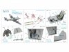 Quinta Studio QD32256 Bf 109F2/F4 3D-Printed & coloured Interior on decal paper (Hasegawa) 1/32